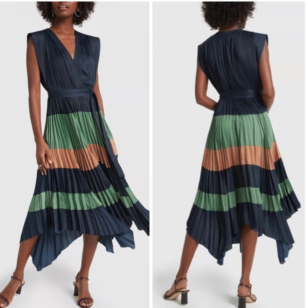 Ulla Johnson Navy pleated Dress